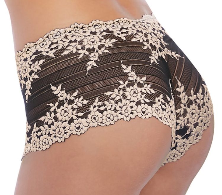Hipster Wacoal - Embrace Lace Keepsake Lilac/multi - Zwart - BLK
