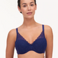 Hartvormige BH Chantelle EasyFeel - Floral Touch - Blauw - 050
