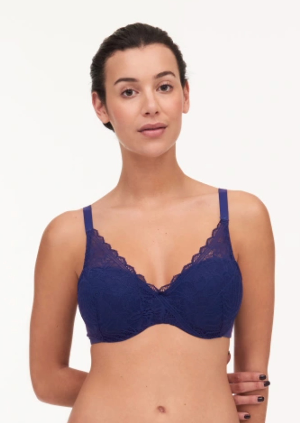 Hartvormige BH Chantelle EasyFeel - Floral Touch - Blauw - 050