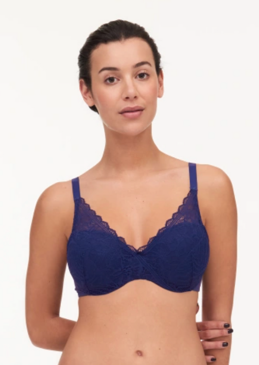Hartvormige BH Chantelle EasyFeel - Floral Touch - Blauw - 050
