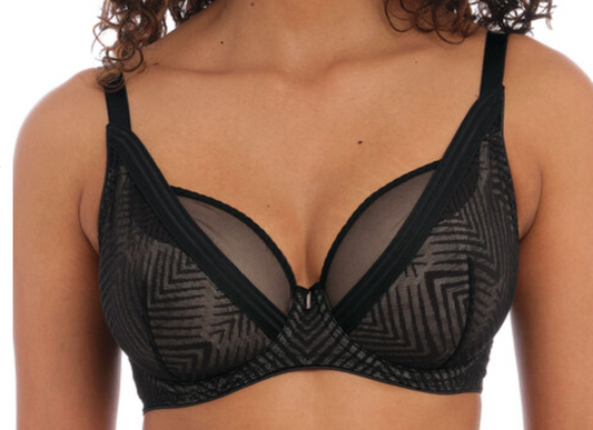 Plunge BH Freya - Tailored - Zwart - BLK