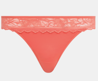 String Chantelle EasyFeel - Floral Touch - Oranje - 0LU