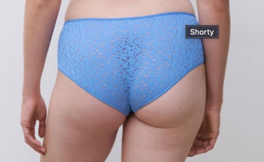Hipster Chantelle EasyFeel - Norah - Blauw - 0P2