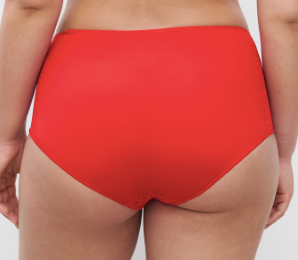 Culotte taille haute Chantelle EasyFeel - Norah - Rouge - 0YU
