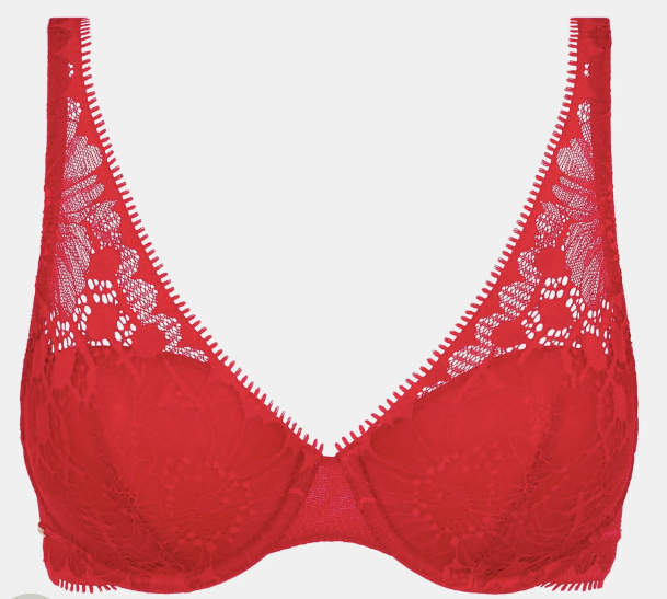 Soutien-gorge plongeant Chantelle - Day To Night - Rouge - 0YU