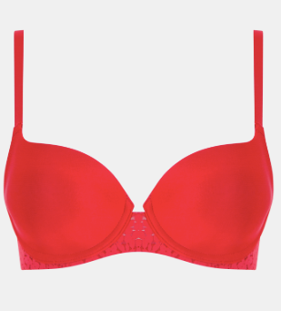 Hartvormige BH Chantelle EasyFeel - Norah - Rood - 0YU