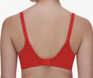Hartvormige BH Chantelle EasyFeel - Norah - Rood - 0YU