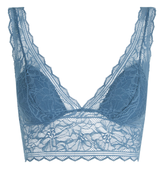 Bralette BH Chantelle EasyFeel - Floral Touch - Blauw - 00C