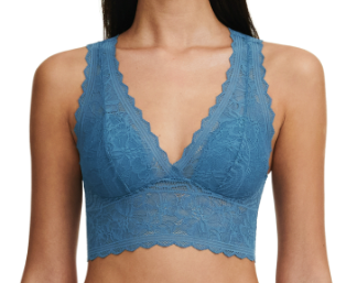 Bralette BH Chantelle EasyFeel - Floral Touch - Blauw - 00C