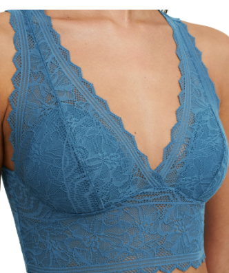 Bralette BH Chantelle EasyFeel - Floral Touch - Blauw - 00C