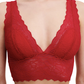Bralette BH Chantelle EasyFeel - Floral Touch - Rood - 05W