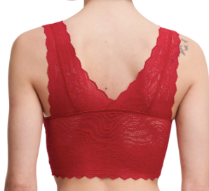 Bralette BH Chantelle EasyFeel - Floral Touch - Rood - 05W