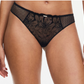 String Chantelle - Fleurs - Noir - 011