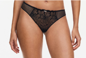String Chantelle - Fleurs - Noir - 011