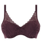 Soutien-gorge en forme de cœur - Femilet - Floral Touch - Bordeaux - null
