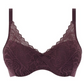 Soutien-gorge en forme de cœur - Femilet - Floral Touch - Bordeaux - null