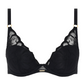 Soutien-gorge plongeant Chantelle - Fleurs Signature - Noir - 0P8