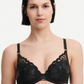 Soutien-gorge plongeant Chantelle - Fleurs Signature - Noir - 0P8