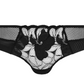 Hipster Chantelle - Fleurs Signature - Noire - 0P8