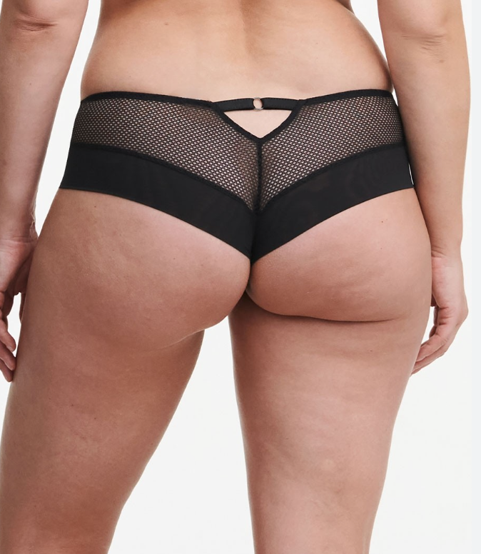 Hipster Chantelle - Fleurs Signature - Noire - 0P8