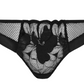 String Chantelle - Fleurs Signature - Noir - 0P8