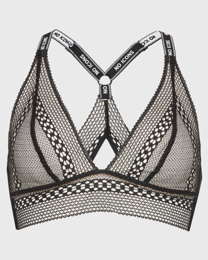 Bralette - Chantelle X - Logo - Noire - 011