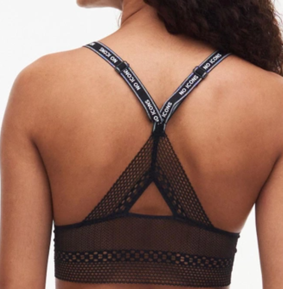 Bralette - Chantelle X - Logo - Noire - 011