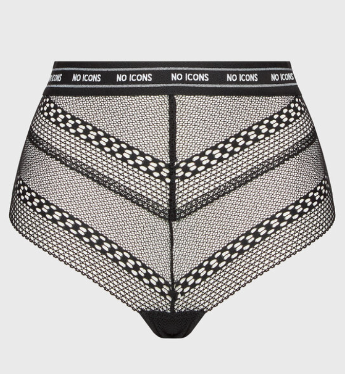 Culotte taille haute - Chantelle X - Logo - Noire - BLK