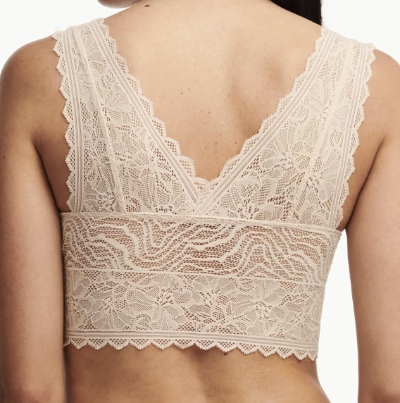 Bralette BH Chantelle EasyFeel - Floral Touch - Beige - 01N