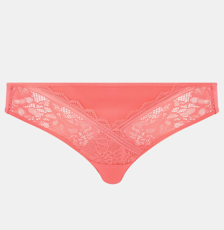 Slip Chantelle EasyFeel - Floral Touch - Oranje - 0LU