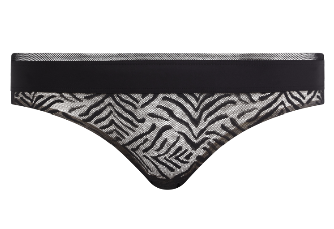 Culotte Chantelle - Graphic Allure - Noire - 011