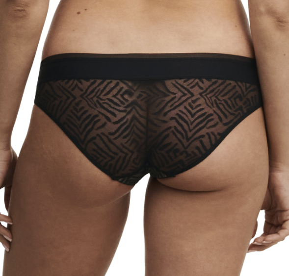 Culotte Chantelle - Graphic Allure - Noire - 011