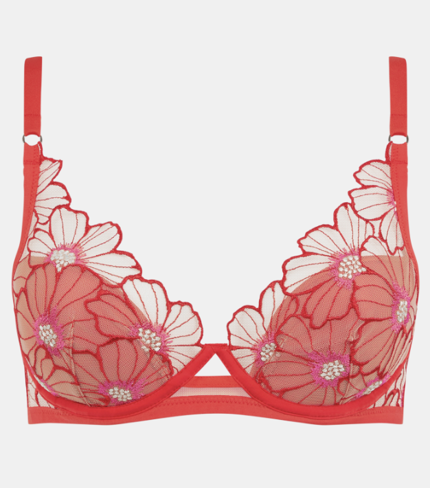 Plunge BH Chantelle Pulp - Lush - Rood - D07
