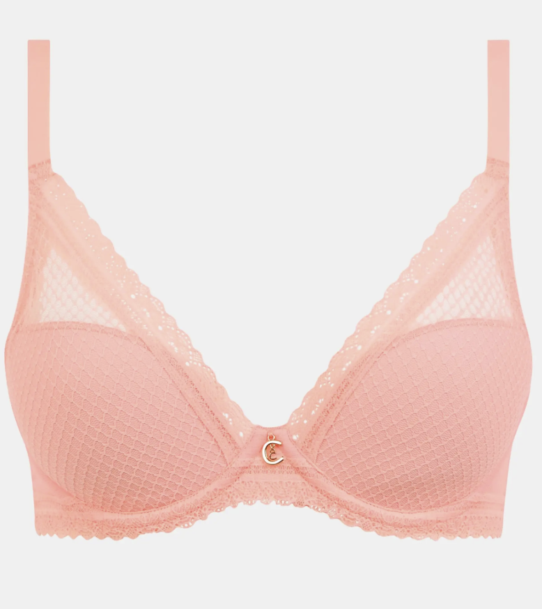 Soutien-gorge plongeant Chantelle - Romance - Rose - 094