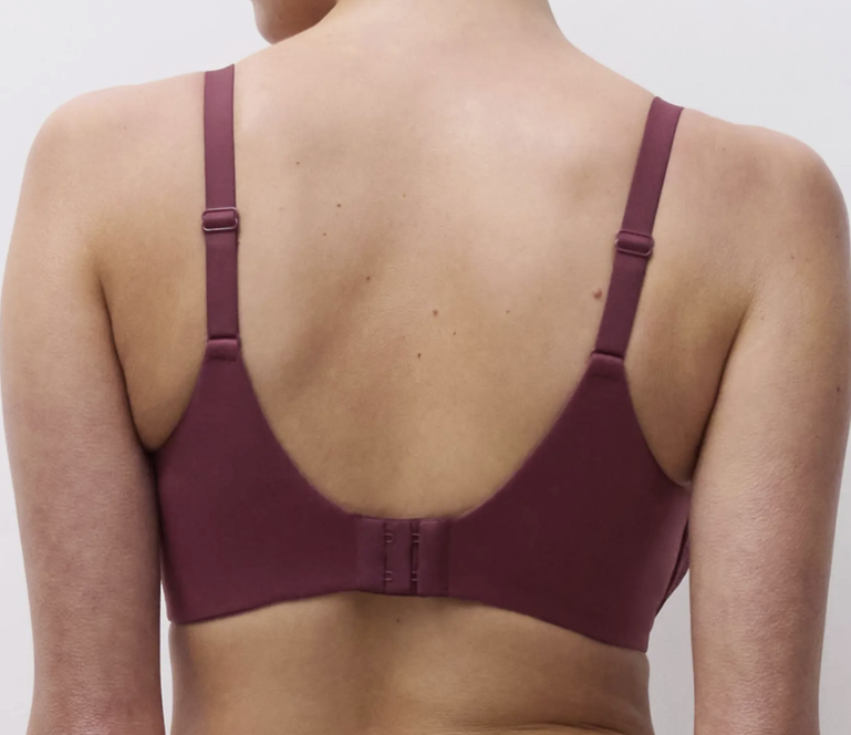 Full cup BH Chantelle EasyFeel - Floral Touch - Bordeaux - 0K7
