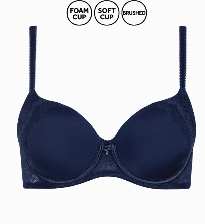 Soutien-gorge en forme de cœur Lisca - Evelyn - Bleu - MT