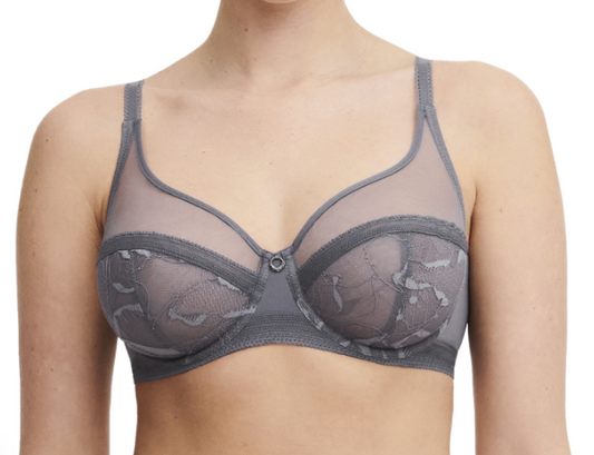 Soutien-gorge emboîtant Chantelle - True Lace - Gris - 047