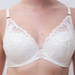 Soutien-gorge plongeant Chantelle - Fleurs Signature - Blanc - A32