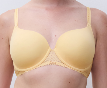 Soutien-gorge en forme de cœur Chantelle - Origins - Jaune - 056