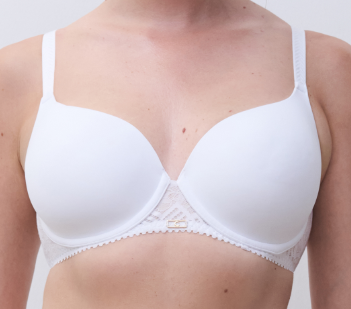 Soutien-gorge en forme de cœur Chantelle - Origins - Blanc - 010