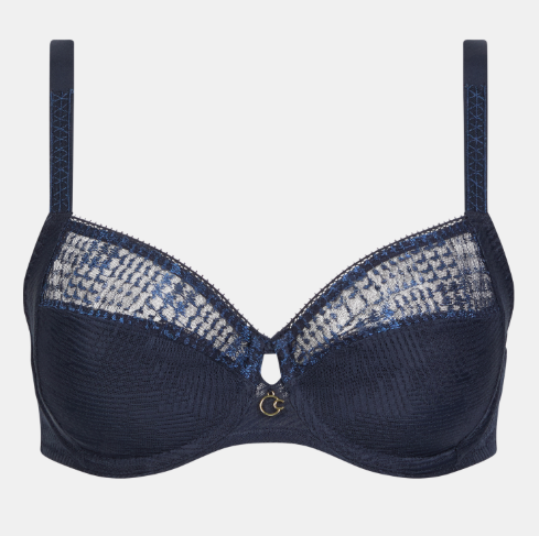 Soutien-gorge emboîtant Chantelle - Intrigue - Bleu - 013
