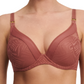Soutien-gorge plongeant Chantelle - Graphic Allure - Marron - 07B