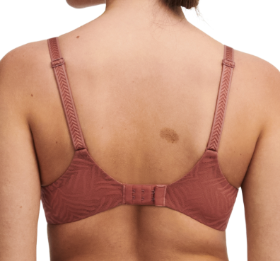 Soutien-gorge plongeant Chantelle - Graphic Allure - Marron - 07B
