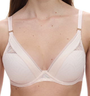 Soutien-gorge plongeant Chantelle - Graphic Allure - Rose - 046