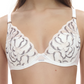 Soutien-gorge plongeant Chantelle - Fleurs - Blanc - 0RC