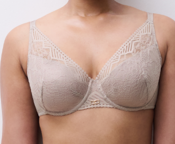 Soutien-gorge plongeant Chantelle - Origins - Gris - 0RU