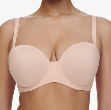 Soutien-gorge bandeau Chantelle - Comfort Chic - Rose - 0RG