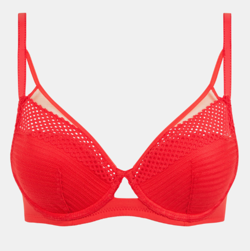 Plunge BH Chantelle Pulp - Play - Rood - 01X