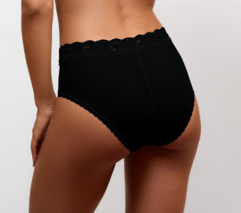 Culotte taille haute Passionata - Brooklyn - Noire - 0007
