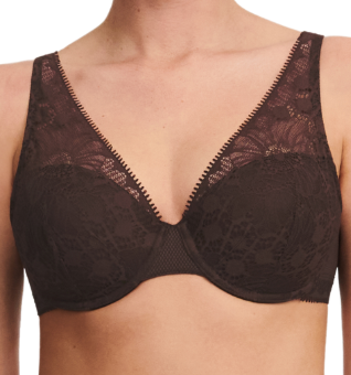 Soutien-gorge plongeant Chantelle - Day To Night - Marron - 0JL